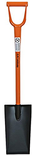 A.M. Leonard All Steel Nursery Spade with D-Grip Handle - 13 Inch Blade