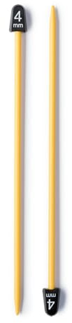 Pym - Prym (17cm, 4,00 mm) Aigne de Tricot pour Les Enfants - 1 unité, Yellow