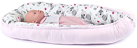 Kospu multifunzionale baby nest bozzolo baby baby bozzolo paraurti da viaggio culla 100% cotone anallergico