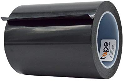 MAT Greenhouse Repair Tape, Black - 6 inch x 108 ft. Strong Weatherseal Polyethylene Film Tape, Long Term High Temperature Exposure For Sealing & Seaming used in boating and RV industry