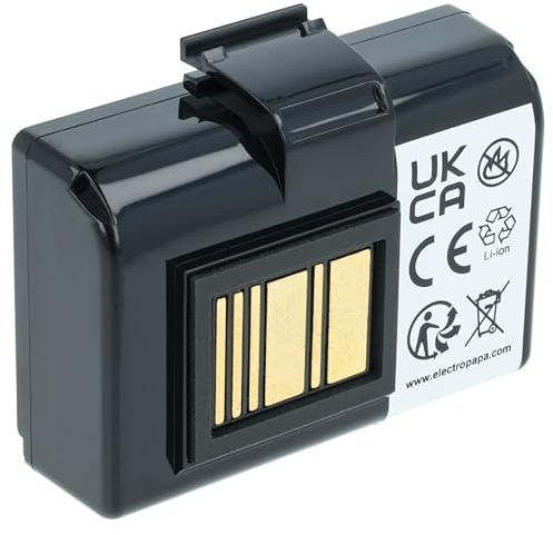 vhbw 1x Akku kompatibel mit Zebra ZQ510, ZQ511 RFID, ZQ500, ZQ511 Drucker Kopierer Scanner Etiketten-Drucker (3400 mAh, 7,4 V, Li-Ion)