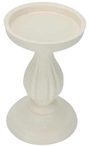 Uonlytech Retro Style Resin Candle Holder Wooden Ornaments French Candle Base Home Decor for Wedding Banquet