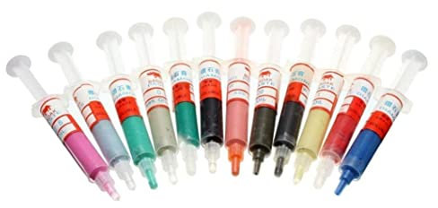 12Pcs Diamond Lapping Paste Polishing Compound for Fine to Final Polishing Grits 0.5-40 Micron 5 Gram