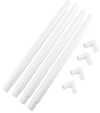 Cornici da ricamo regolabili in plastica, per punto croce, trapuntatura, ricamo a Q per punto croce, strumento fai da te (20,3 x 20,3 cm), clip in plastica per ricamo (43,1 x 43,1 cm)