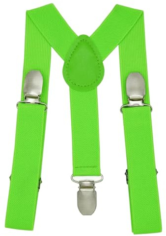 NestNook Tirantes en forma de Y para niños, tirantes para niños y niñas, verde, Taille unique