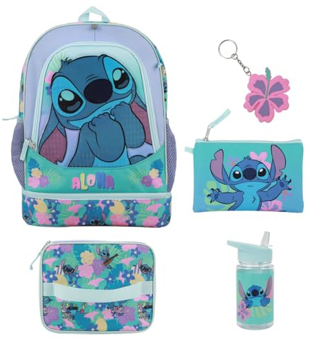 BIOWORLD Womens Kid Lilo & Stitch Backpack Set (Little Kid/Big Kid) Purple Onesize