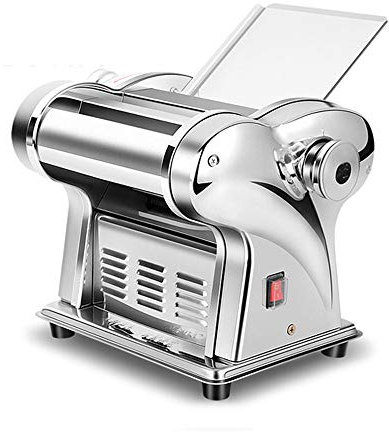 sjdoPulse Macchina per Pasta Professionale Macchina per Pasta Elettrica Macchina per Pasta A Rulli in Acciaio Inossidabile Rullo 220V Taglierina Fresca (Argento 21