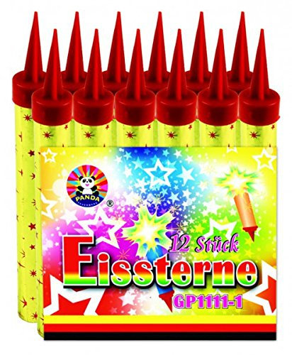 AKTIVHANDEL 48 x Eisfontäne Zaubersterne/Eissterne - 12x4er Set