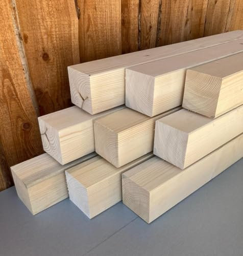 KVH Nsi 12 x 12 cm Fichte gehobelt Kantholz Balken Pfosten Bauholz 180 cm Länge (12 x 12 cm - 180 cm Länge - 1 Stück)