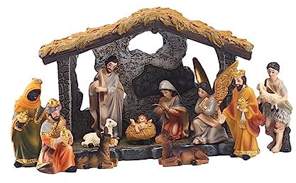 ERINGOGO Statua Gesù in Resina Religioso Decorazione Per Chiesa Realistico Regalo Per Fede Da Usare Durevole