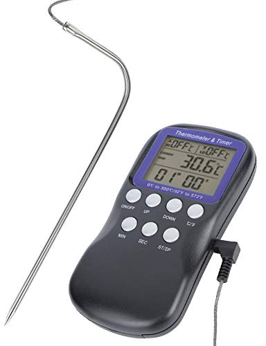 Generic Meat Thermometer Digital Electric Food Thermometer for Oven BBQ Grill Cooking Kitchen Accessory Smoker Rotisserie