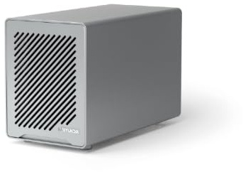 HKUXZR Mini PC, N150 8-Bay NAS Mini PC Windows 11, 4 core e 4 thread, 2* Intel i226-V 2.5G, 1* DDR5 4800MHz Max 48GB, supporto 1* HDMI, 1* interfaccia DP, 4* SATA A+4* M.2 (fino a 112TB) (8GB RAM NO