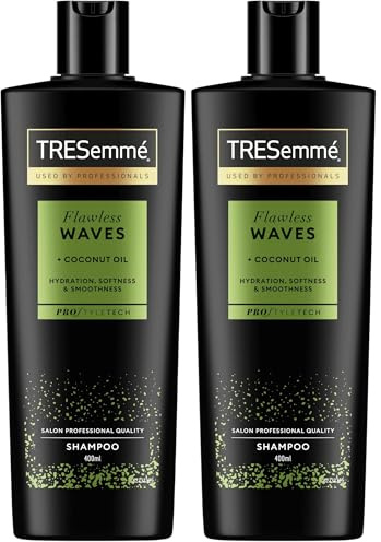 TRESemmé Champú Nutrición Ondas y Rizos 400 ml (Paquete de 2)