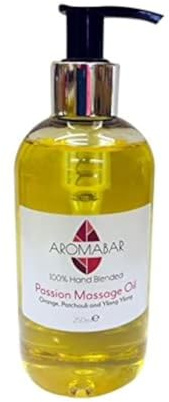 Passion Aceite De Masaje 250ml con naranja Patchouli y Ylang Ylang aceites esenciales