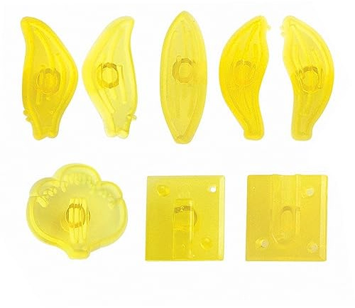 PME 103FF039 JEM Medium Cymbidium Orchid Cutter, Set of 8, White, 11 x 2 x 15 cm