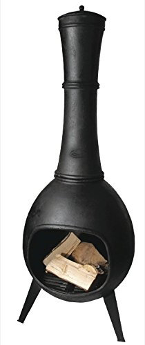 Antikas - Antikas - Terrassenofen, Gartenkamin aus Gusseisen Ofen, Garten-Mexikoofen Etera 120cm