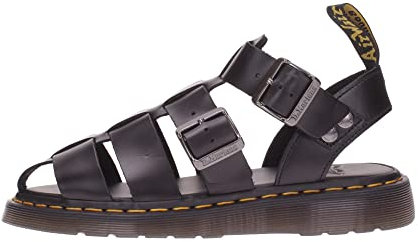 Dr. Martens Herren Black Sandals, Schwarz, 41 EU