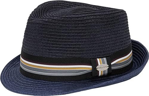 Chillouts Argos Trilby Stråhatt Damer/Herrar - trädgårdshatt solhatt strandhatt med grosgrain band Vår-sommar Sommar