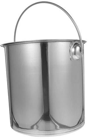 PRETYZOOM Seau à Cendres Inoxydable Couvercle Récipient de Stockage pour Nettoyage Élimination des Cendres Généreuse pour Usage Intérieur Extérieur