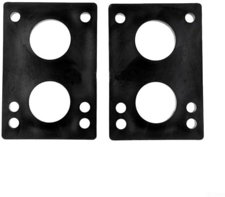 CashMuch 8Mm Skateboard Rubber Truck Risers Pads For Longboard Double Rocker Shock-Absorbing Gasket Parts Skate Boards Washers
