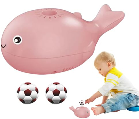 Whale Levitation Ball Toys – Kid's Electric Fan Levitation Blow Ball, Aerodynamic Floating Sphere, Shark Shape Design Early Learning Toy, Marine Physics Experiment For Science Fun