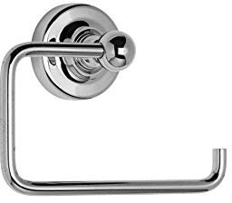 Croydex Worcester Toilet Roll Holder - Durable Zinc Alloy, Quality Chrome Finish, Bathroom Storage Solution, Flexi-Fix Accessories, Easy to Fit, Screw or Glue Installation, All Fixings Included