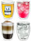 Creano Verres thermiques à double paroi 250 ml DG-Hoch, lot de 4, grands verres à double paroi en verre borosilicaté, tasses à cappuccino, café, thé, verres à latte macchiato