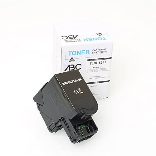 ABC Alternativ Toner Schwarz für Lexmark CS317 CS317dn CS417 CS417dn CS517 CS517de CS517dn CX317 CX317dn CX417 CX417dn CX517 CX517de CX517dn 71B20K0
