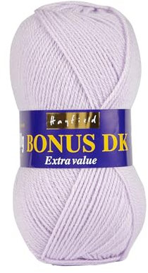 Sirdar Hayfield Bonus DK Double Knitting Yarn, Lavender (565), 100g