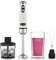 Cecotec Stabmixer Power RetroBeige 1200MAX Cream&Crush, Maximalleistung 1200 W, CrossBlades-Technologie, 2 Geschwindigkeiten, Zubehörset spülmaschinenfest, Spritzschutzhaube