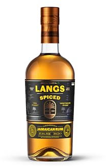 Langs Spiced Rum | 70cl 37.5% ABV | Pot and Column Distilled Jamaican Rum | A Balance of Spice and Sweet | Delicious with a Mixer or in Cocktails Like Rum Punch