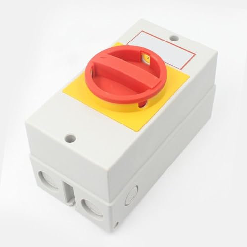 IP65 Industrial Rotary Isolator, 32A 380V Universal Rotary Isolator Switch for Connecting Switches and Disconnecting Small Circuits