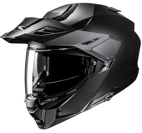 HJC, Casco Moto Modulare i80 UNI Semi Flat Black, S