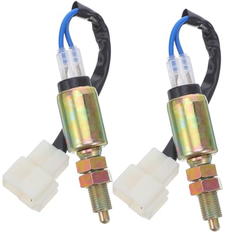 Amosfun 2pezzi Interruttore Luce Freno Filettatura Fine Ricambio Per Auto e Camion Sensore Freno Ad Alta Sensibilità Per Sicurezza Veicolo Installazione Facile