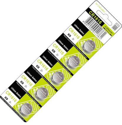 JAMNGHB CR1616 - Pilas de 3 V, 10/5 unidades, diseño de viaje, tecnología resistente a fugas para pequeños dispositivos electrónicos para relojes, calculadoras, juguete