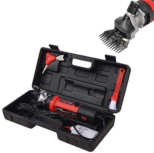 vidaXL Set de Maquinilla Cortapelos para Ovejas 320 W Maquina Esquilar Ganado