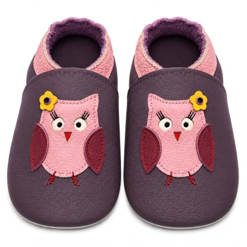 YIHAKIDS Bébé Filles Garçons Chaussures | Cuir Souple Enfant Chaussons Cuir Doux Chaussures Premiers Pas
