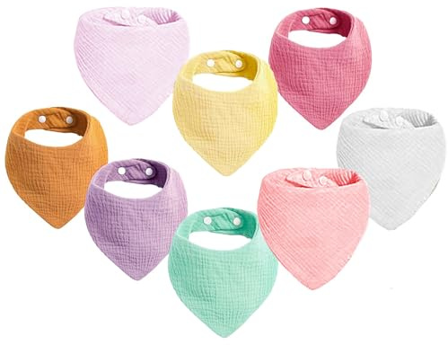 SLOSH Baberos Bebe Recien Nacido Algodón Bebé Niña Niño Bandanas