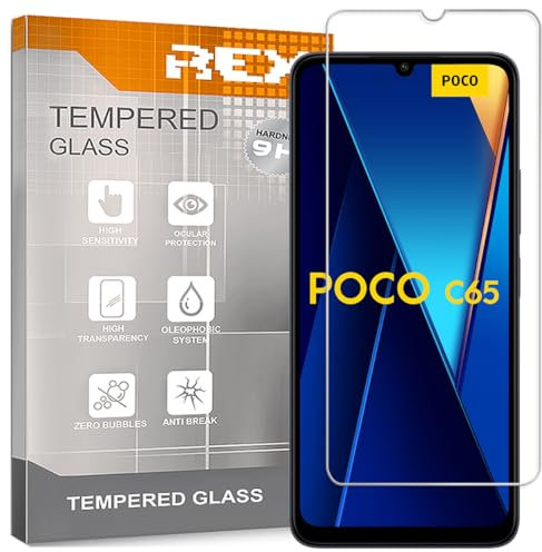 Protector de Pantalla para XIAOMI Poco C65 4G - XIAOMI REDMI 13C 4G - REDMI 13C 5G, Cristal Vidrio Templado Premium