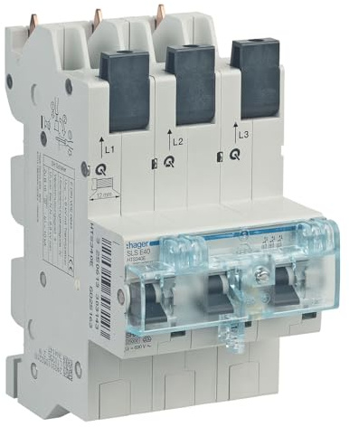 SLS-Schalter Hager HTS340E selektiver Hauptsicherungsautomat SHU 40A 3x 1-polig mit Stecktechnik