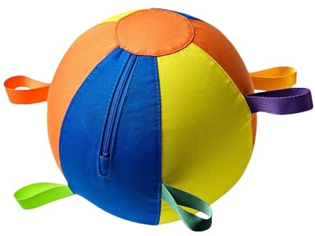Pelota de pastoreo para perros de 10/18/22 pulgadas, bola de pastoreo gigante para perros, bola inflable grande de PVC, juego de bolas de pastoreo para perros y caballos (patrón floral, S)