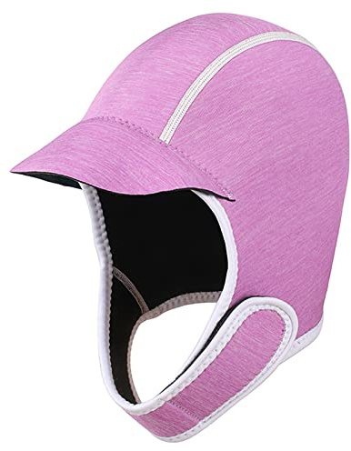 Horett Gorro de Neopreno para Buceo, Gorro Térmico para Snorkel, de Neopreno Surf, Natación, Capucha Buceo, Piragüismo y Deportes acuáticos. (Rosa)