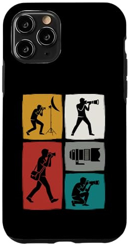 Vintage Analog SLR Camera Retro Photographer Film Case for iPhone 11 Pro