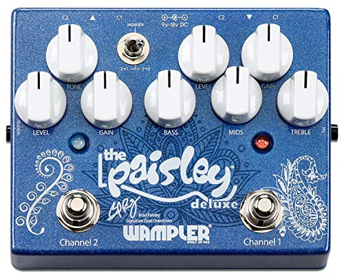 Wampler Paisley Drive Deluxe Brad Paisley Signature Dual Overdrive Gitarren-Effektpedal
