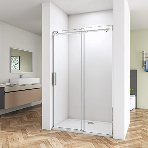 Biubiubath 1000mm Frameless Sliding Shower Enclosure Door 1950 Glass Screen Cubicle