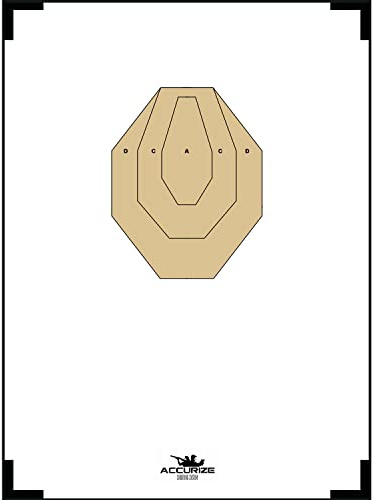Accurize Shooting Targets for Laser Training (IPSC /5m)