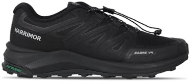 Karrimor Sabre 4 Mens Road Running Shoes Black/Black 9 (43)