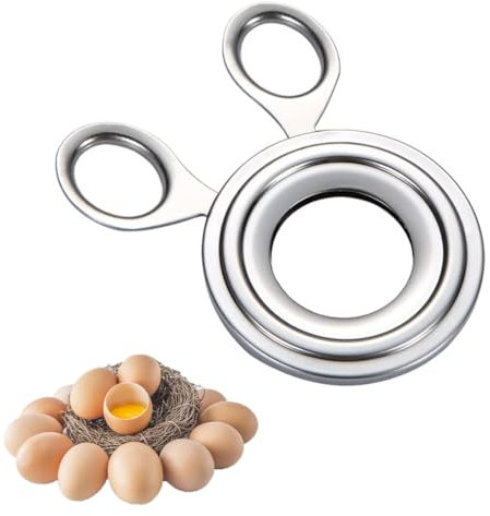 SGERUFZ 1 Pcs Abridor de Huevos, Cutter de Huevo en Acero Inoxidable, Abre Cáscaras de Huevo, Herramienta de Cocina para Gourmet, Abridor de Huevos para Utensilios de Cocina