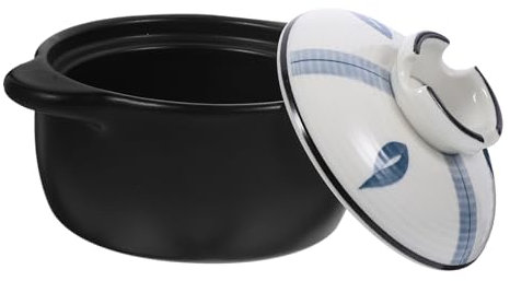 Cabilock Topf Aus Keramik Bratpfanne Blech Langsamer Kocher Kochtopf Kochen Heißer Fall Für Wok Großer Topf Mit Deckel Fritteuse Induktionsbraten Emaille-bräter Mit Deckel Thermal-