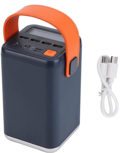 Bärbar kraftstation, 60000mAh nödkraftverk utomhus, digital display batteriströmförsörjning med USB & USB C snabbladdning